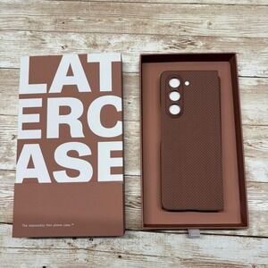 Latercase for Samsung Galaxy Z Fold 5 Coffee Impossibly Thin New open Box
